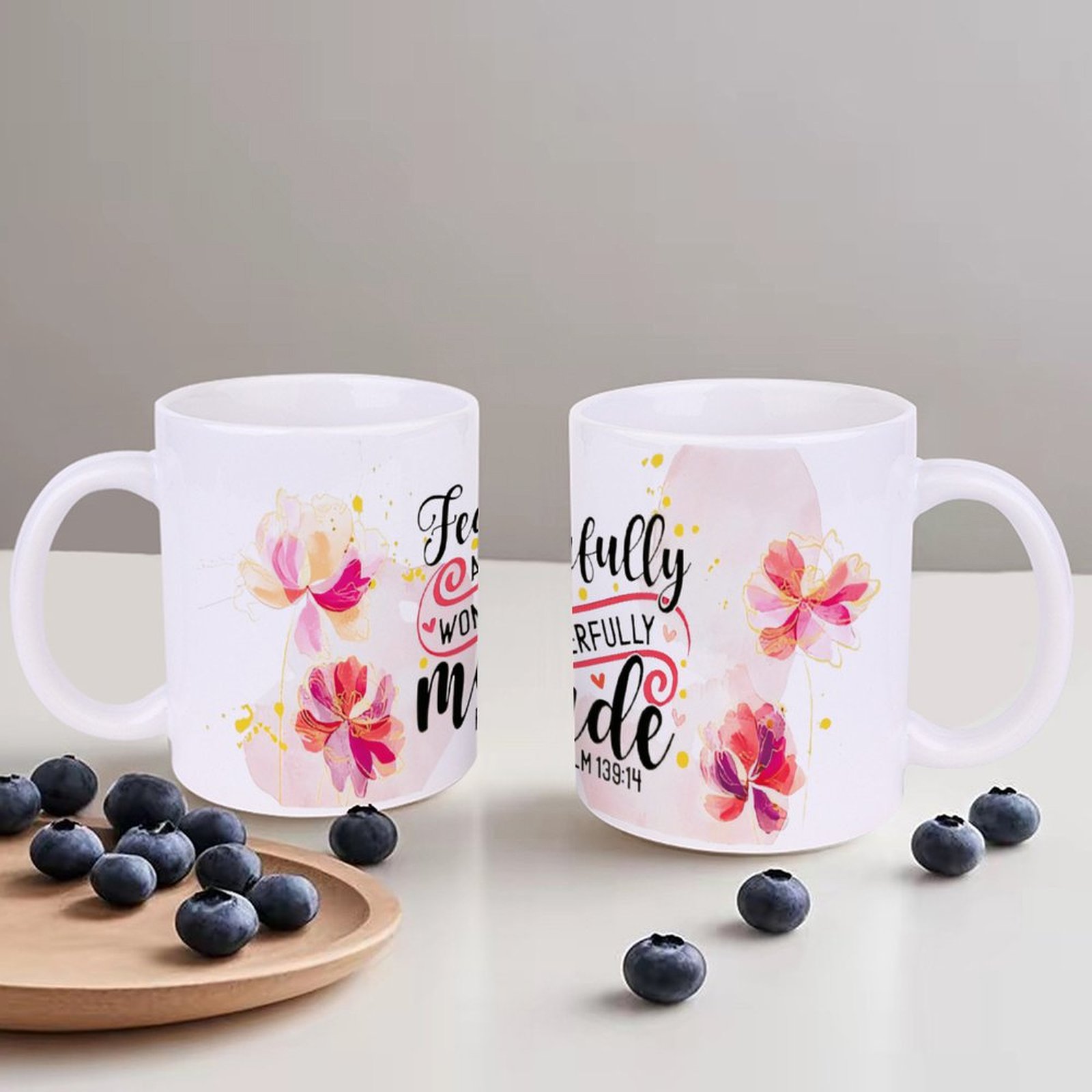 Fearfully And Wonderfully Made - Sublimation Mug White 评论和价格