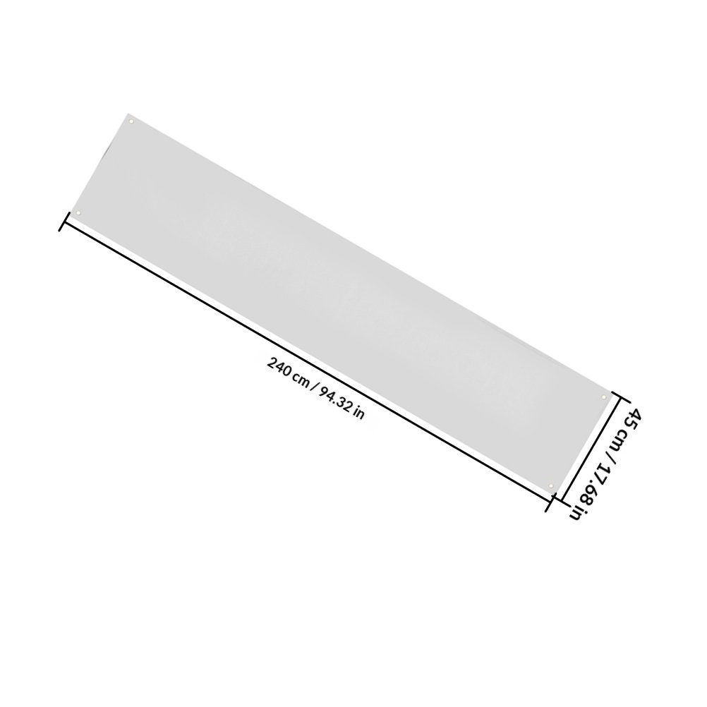 Large Blank DIY Banner White B - Yard Sign Blank 评论和价格