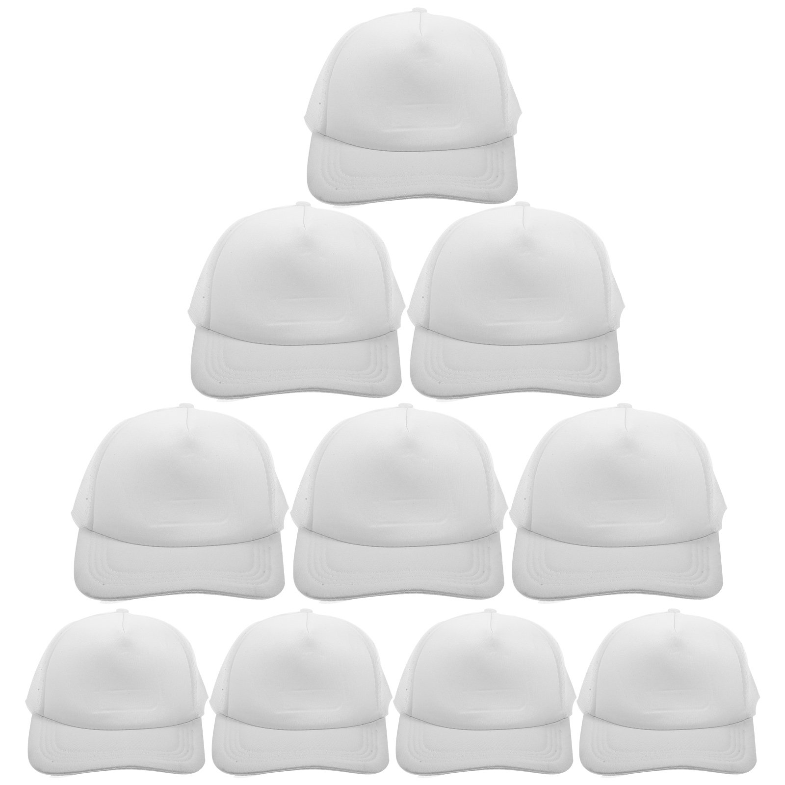 10Pcs Blank Baseball Caps Mesh - Hat Sublimation Blank 评论和价格