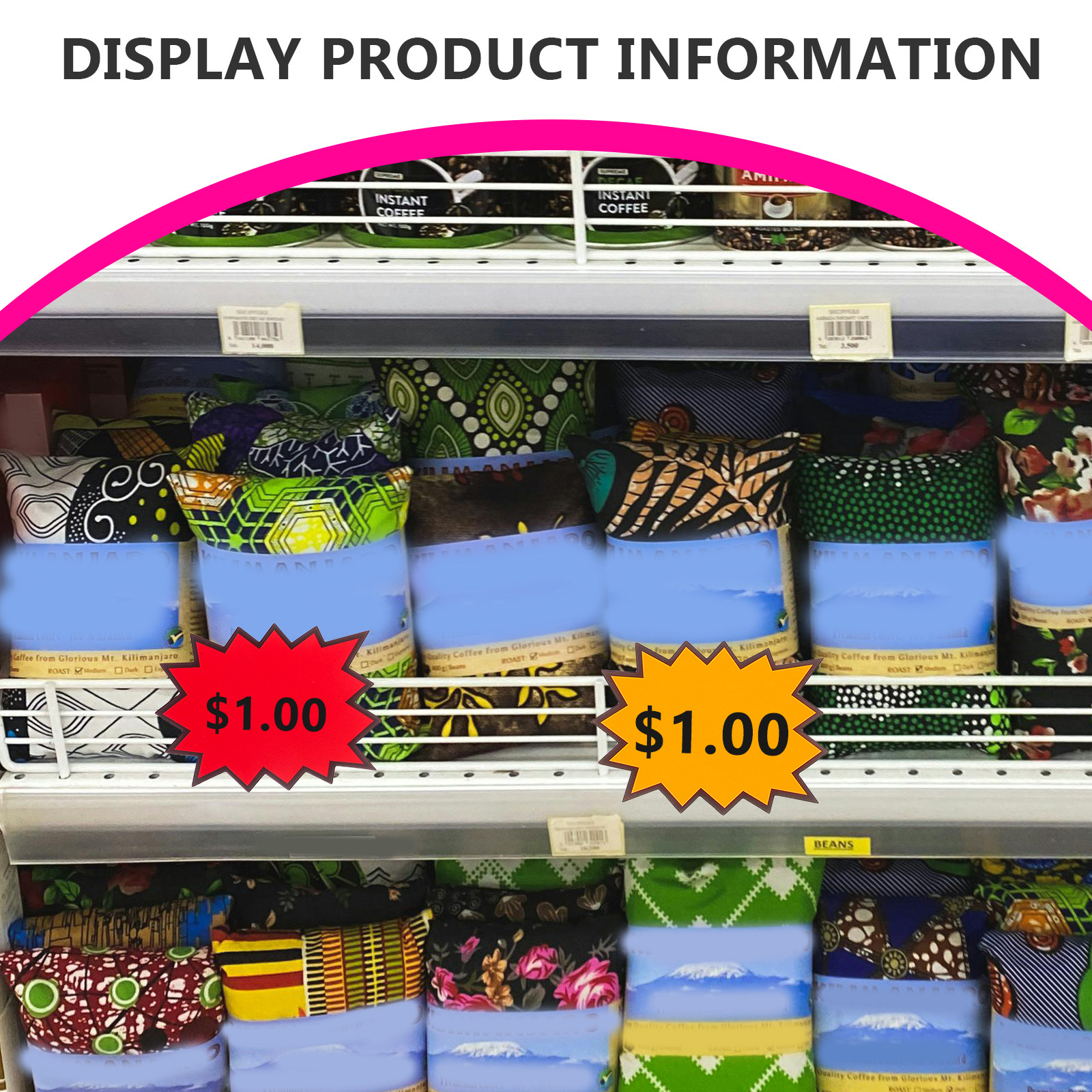 80Pcs Vibrant Fluorescent Burs - Yard Sign Blank 评论和价格