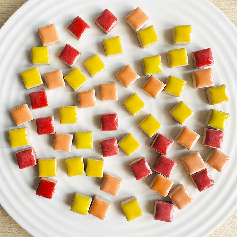 DIY 100g Ceramic Mosaic Tiles  - Ceramic Tile Blank 评论和价格