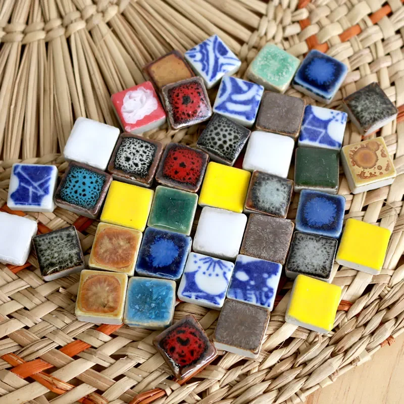 100g DIY Ceramic Mosaic Fragme - Ceramic Tile Blank 评论和价格