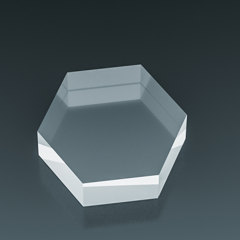 Clear Polished Hexagonal Acryl - Photo Acrylic Block 评论和价格