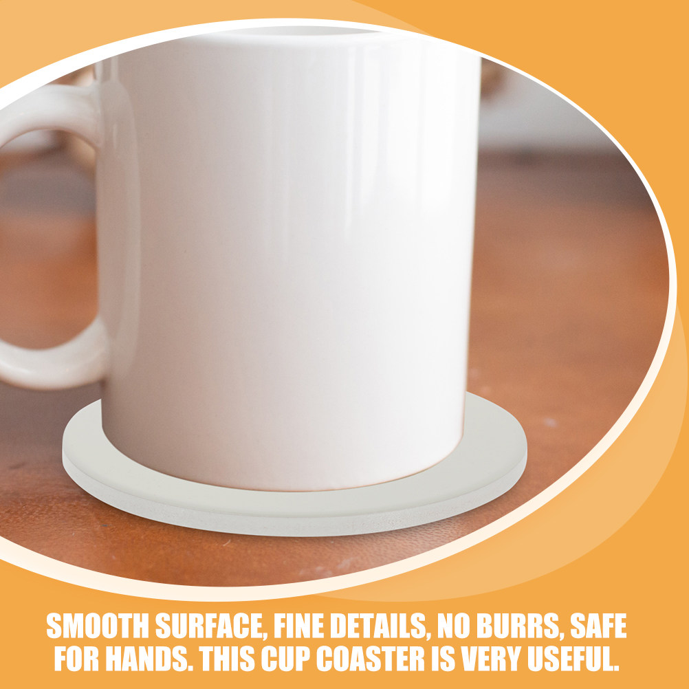 2Pcs Ceramic Coasters Sublimat - Coaster Sublimation Blank 评论和价格