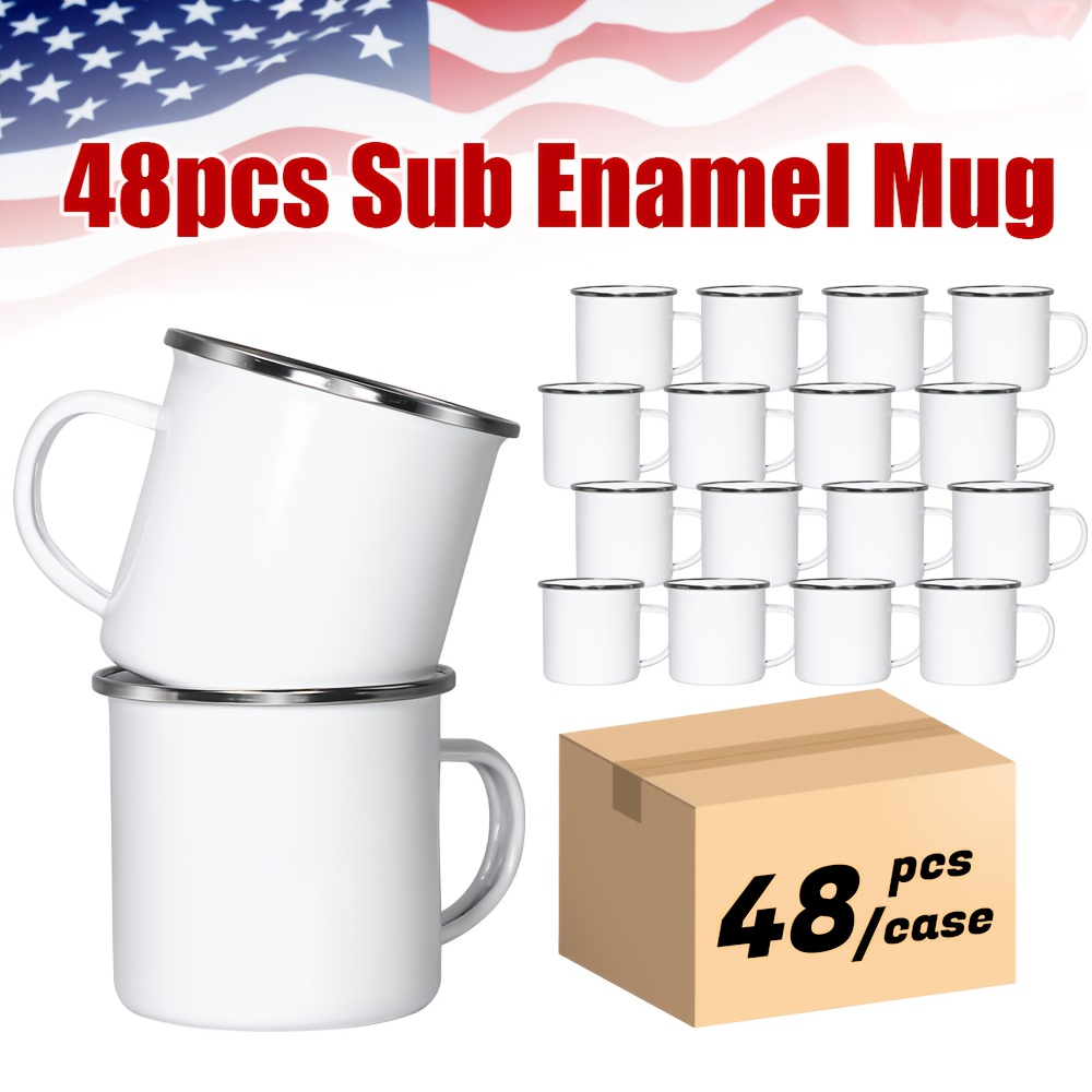 48pcs 11.83oz Sublimation Whit - Sublimation Mug White 评论和价格