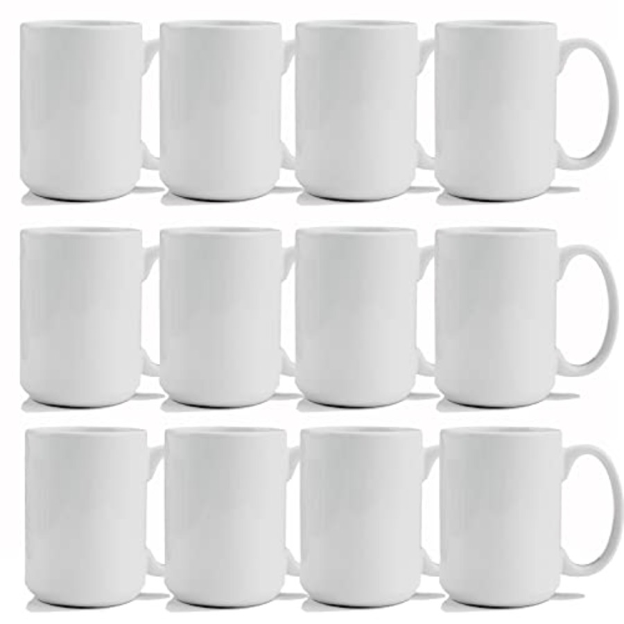 Sublimation Mugs 15 oz Sublima - Sublimation Mug White 评论和价格