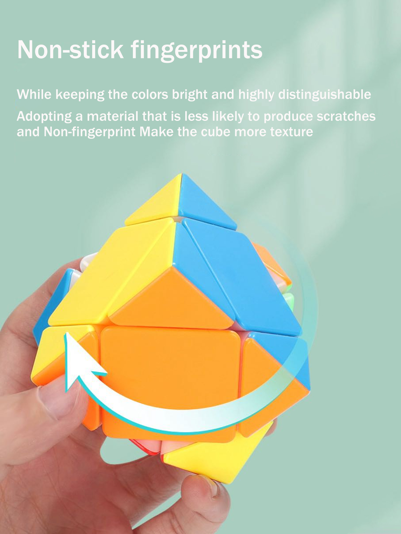 SENGSO Skewb Speed Cube Sticke - Puzzle Blank White 评论和价格