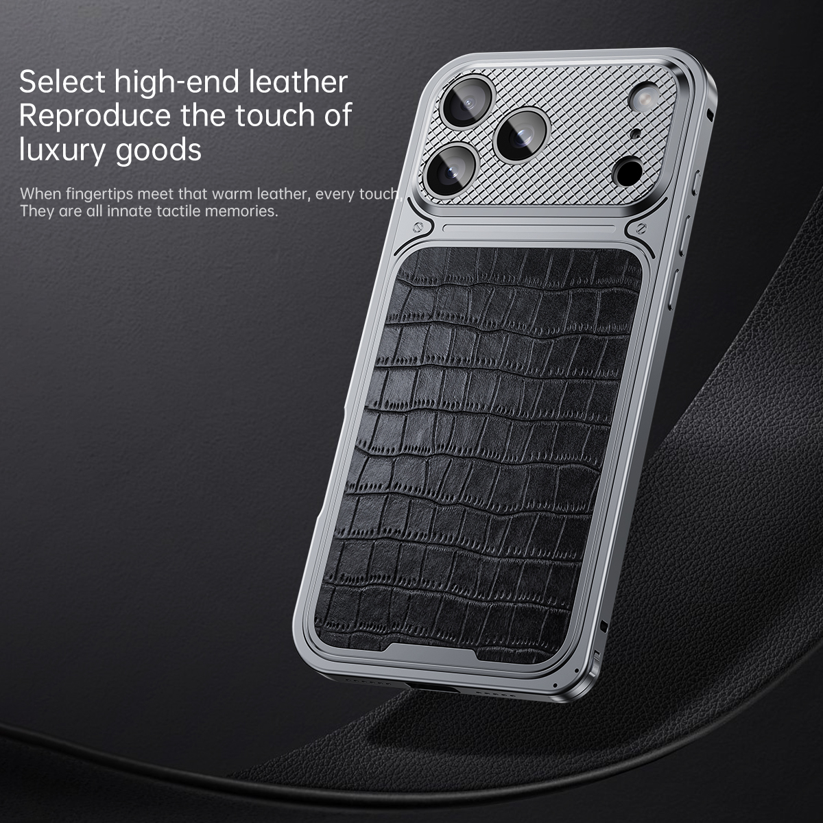 High End Crocodile Leather Pat - Metal Photo Panel 评论和价格