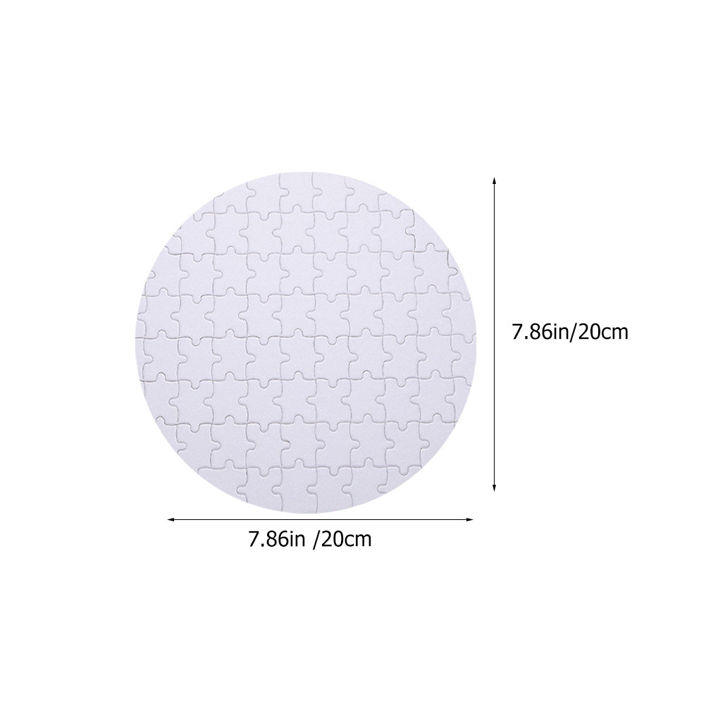 4Pcs Blank Sublimation Puzzles - Puzzle Blank White 评论和价格