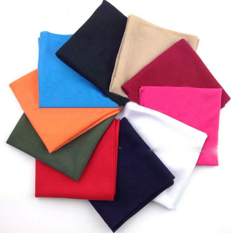 Solid Bandana Scarf Headband F - Bandana Blank White 评论和价格