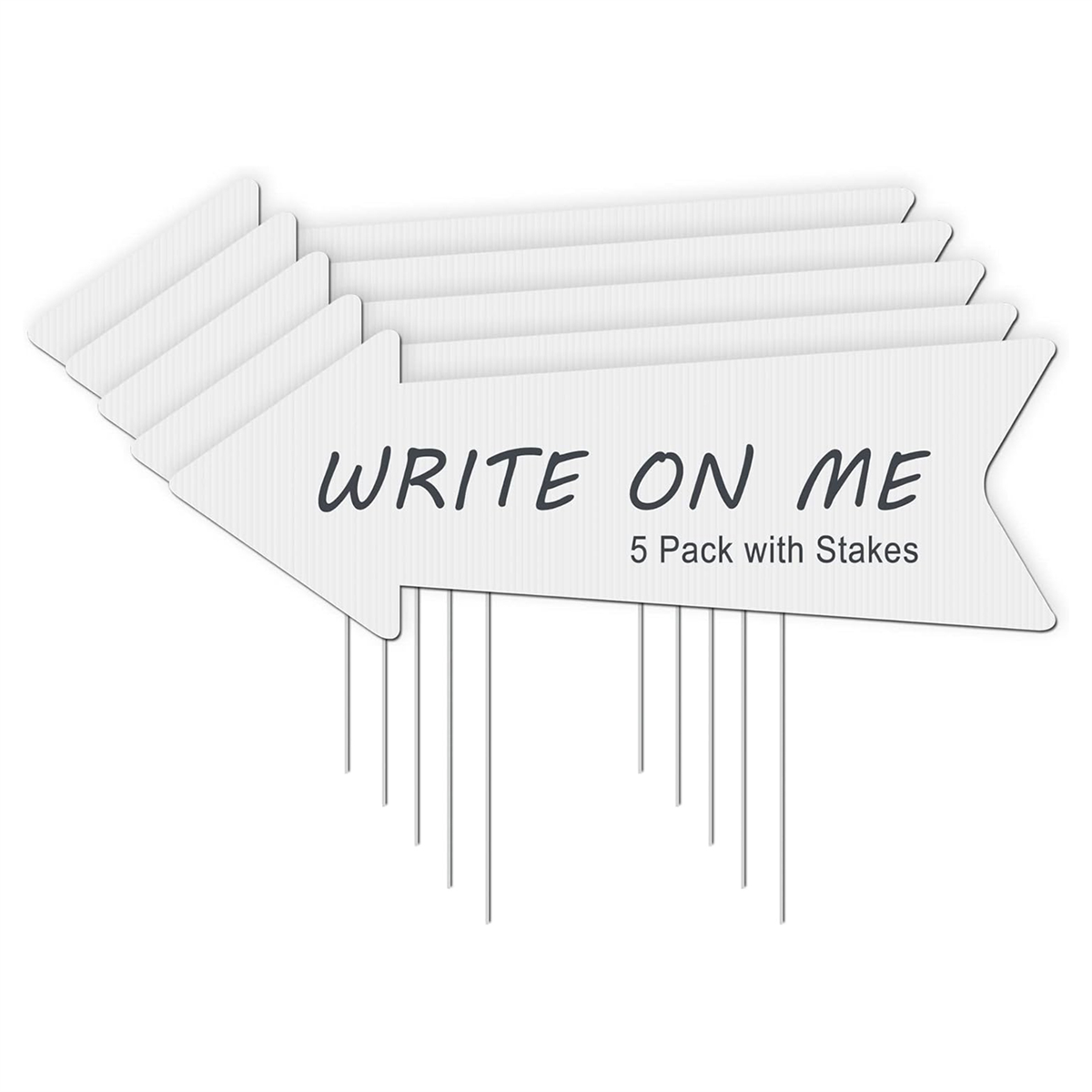 A61KK Blank Arrow Yard Signs w - Yard Sign Blank 评论和价格
