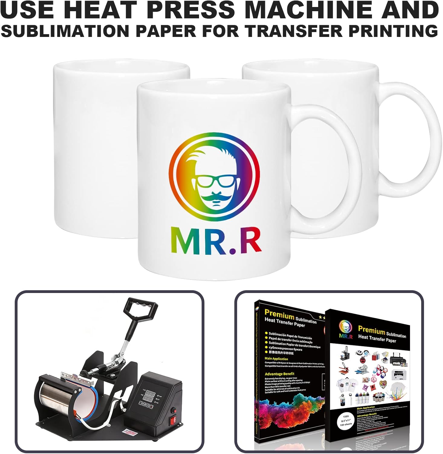 Set of 36 Sublimation Blanks D - Sublimation Mug White 评论和价格