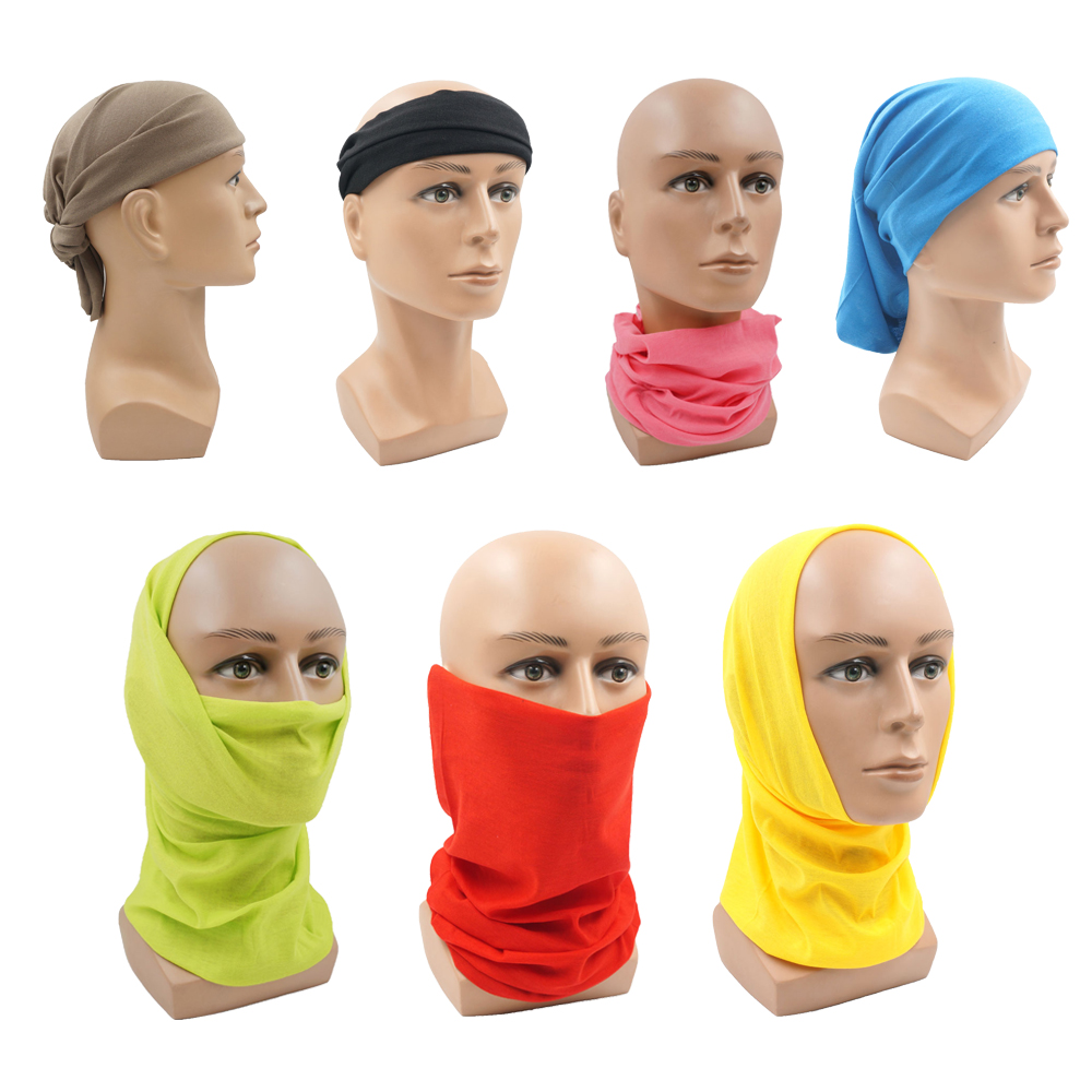 Sun Protective Tube Scarf 9.8' - Bandana Blank White 评论和价格