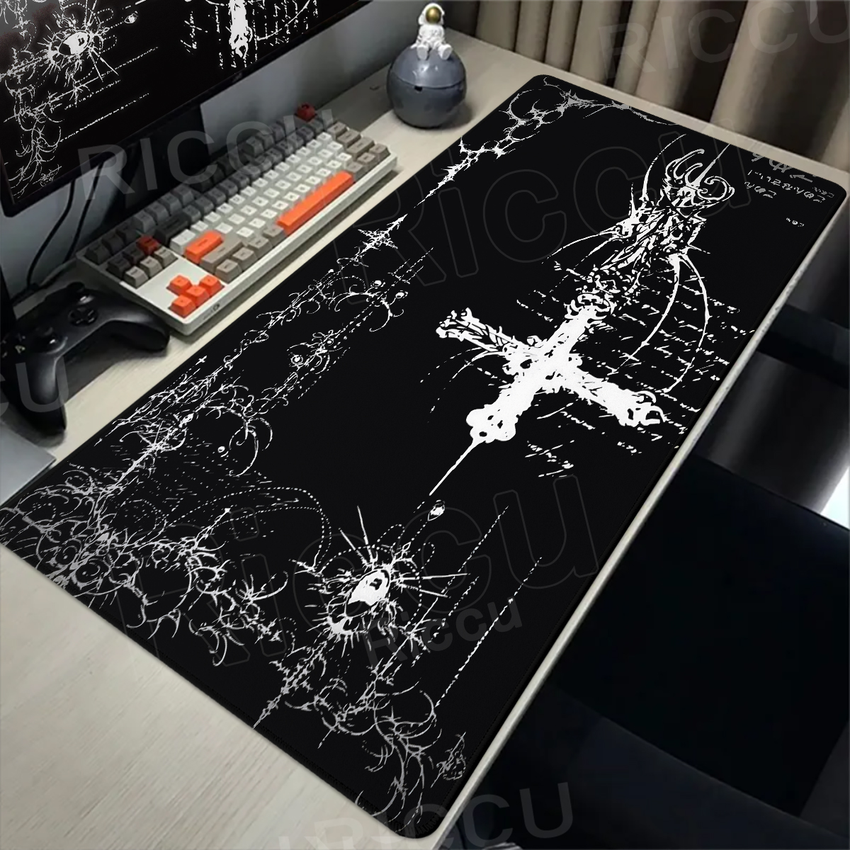 Cool Sword Art Desk Mat Large  - Mouse Pad Blank Sublimation 评论和价格
