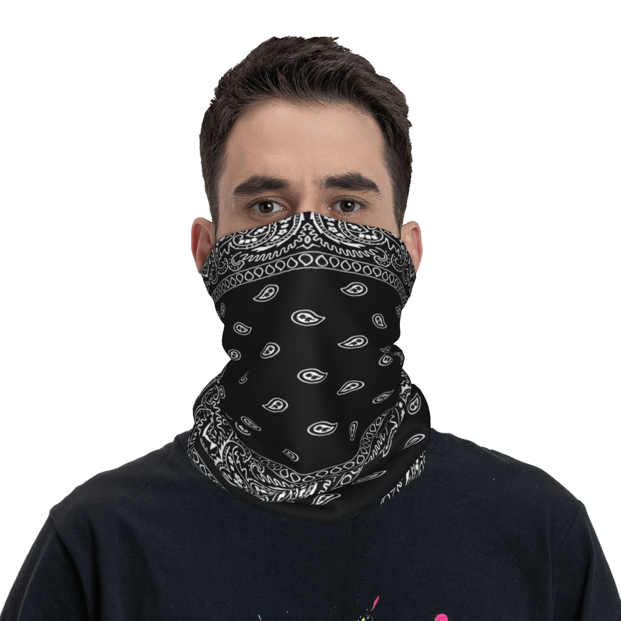 Custom Black and White Bandana - Bandana Blank White 评论和价格